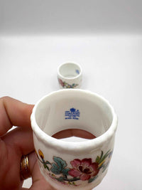Porcelain Napkin Rings | Ming Rose Coalport | Made In UK