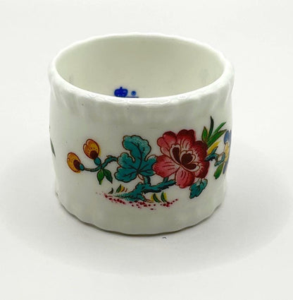 Porcelain Napkin Rings By Ming Rose Coalport With An Elegant Floral Rose Pattern Made In The UK