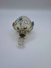 Vintage Perfume Bottle Made From Frosted Glass