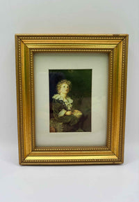 Set of 2 Vintage Gold Gilt Frame Hans Volkmann Art Print