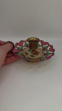Vintage Brass Candle Holder video