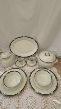 Royal Doulton Vogue Enchantment TC1156 Bone China Set 2 Persons 1984