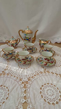 Japanese Coffee Set for 5 people - 13 pieces in total