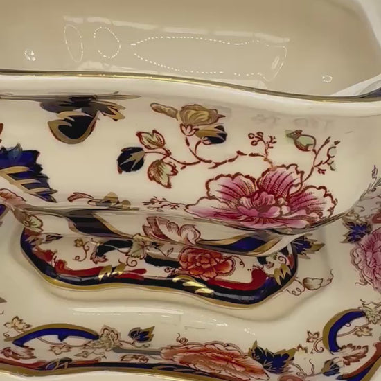 Video of Masons Sauce Tureen Blue Mandalay