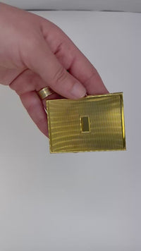 Vintage brass photo frame by St Michael with ornate detailing