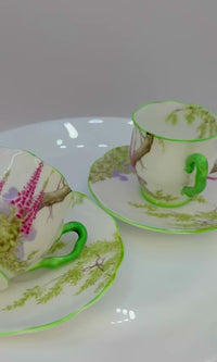 Rare Vintage Royal Albert Tea Set | 2 Cups With 2 Saucers