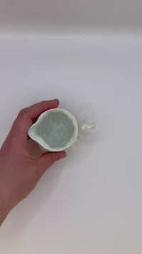 Vintage Victoria Czechoslovakia Shell Lusterware Creamer – Iridescent