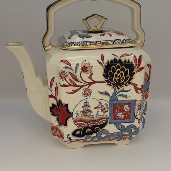 Video of Vintage Mason's Oriental limited edition teapot