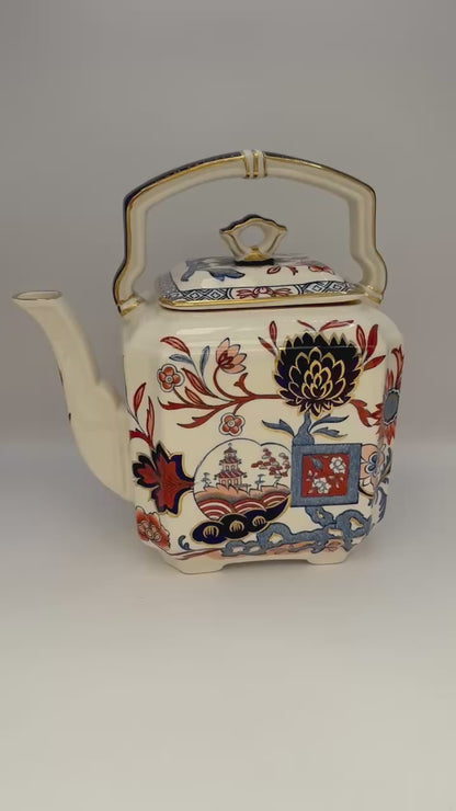 Video of Vintage Mason's Oriental limited edition teapot