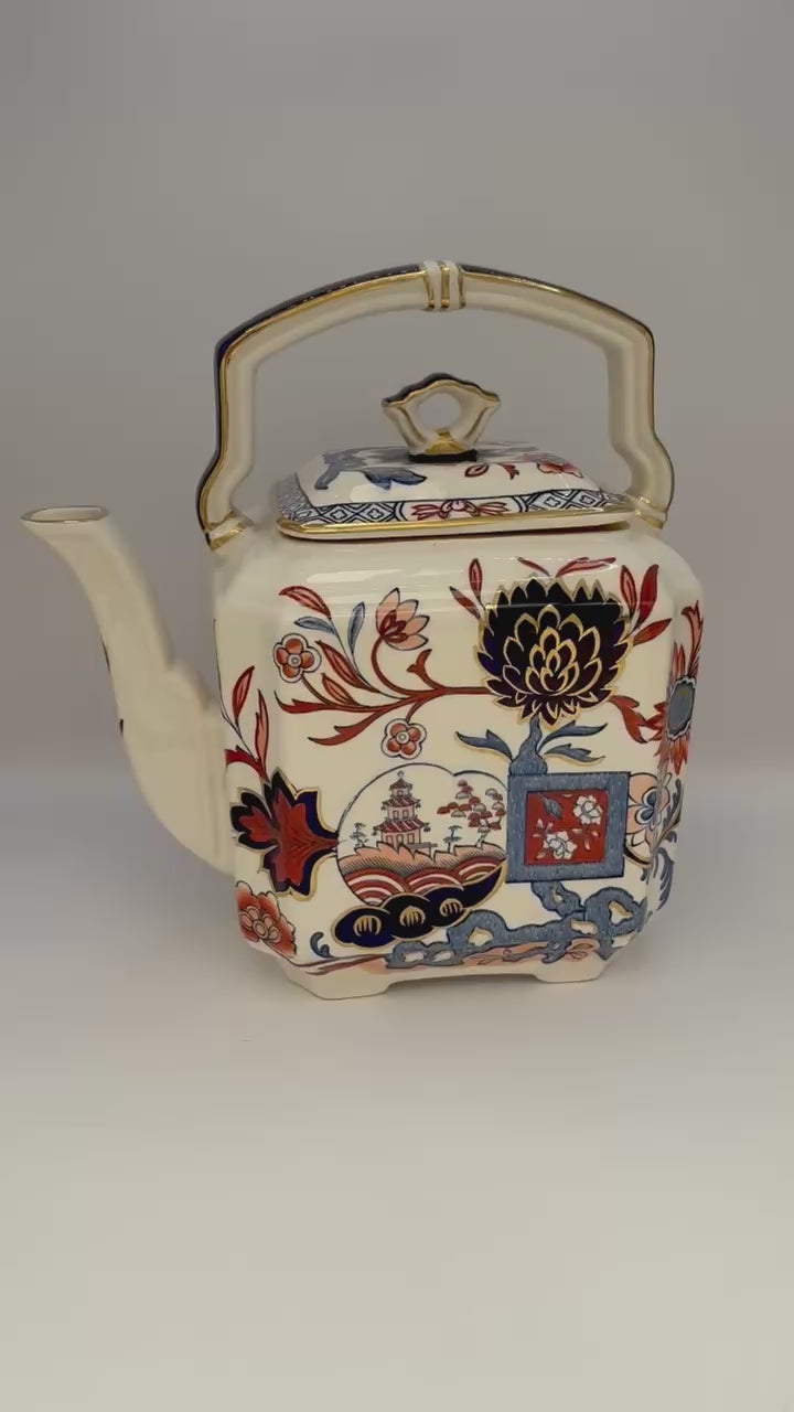 Video of Vintage Mason's Oriental limited edition teapot