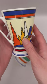 Pair of Art Deco Style Wren Bone China Mugs – Home Sweet Home Design