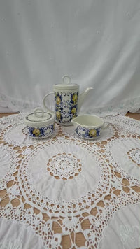 Villeroy & Boch Cadiz Coffee Set Christine Reuther Luxembourg 1970s
