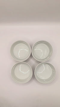 Set of 4 Ramekins Vintage Apilco France Porcelain French Country Vegetables